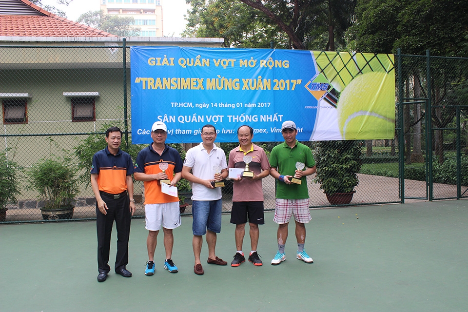 Công Ty CP Transimex tổ chức giải Quần vợt mở rộng “Transmex mừng xuân 2017”
