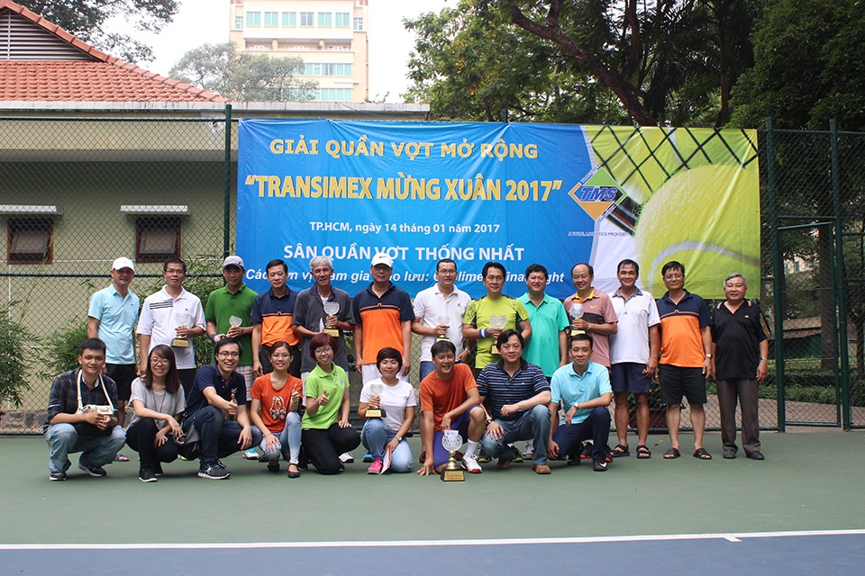Công Ty CP Transimex tổ chức giải Quần vợt mở rộng “Transmex mừng xuân 2017”
